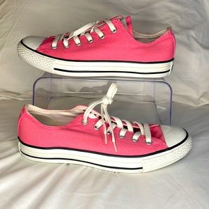 Pink Converse All Stars Pink Size 9 Barbie